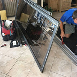 sliding glass door frame repair Rio del Mar